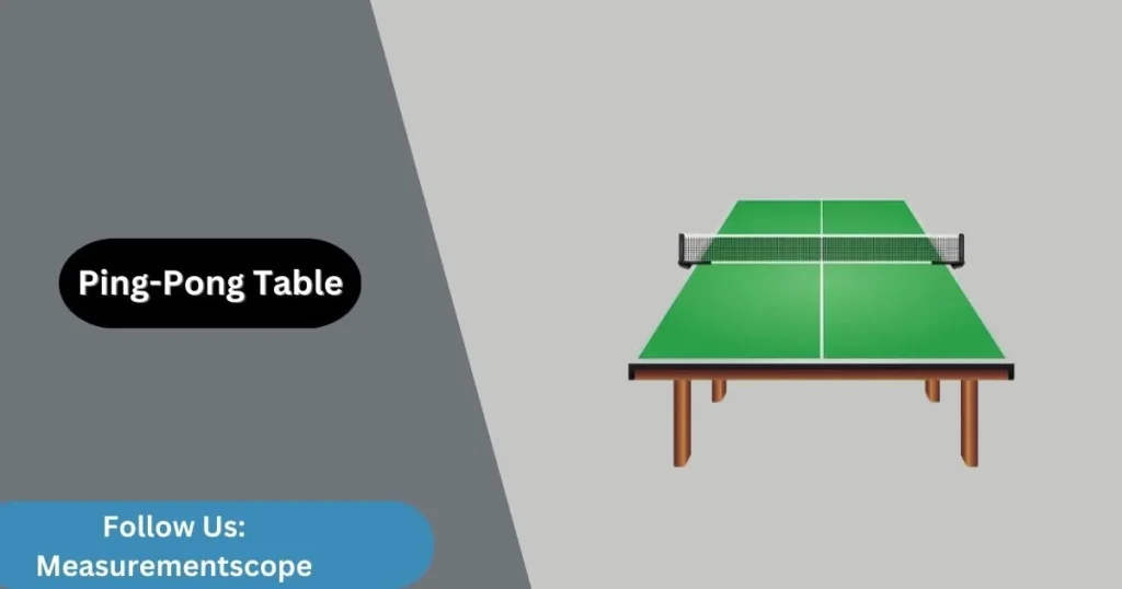 ping pong table