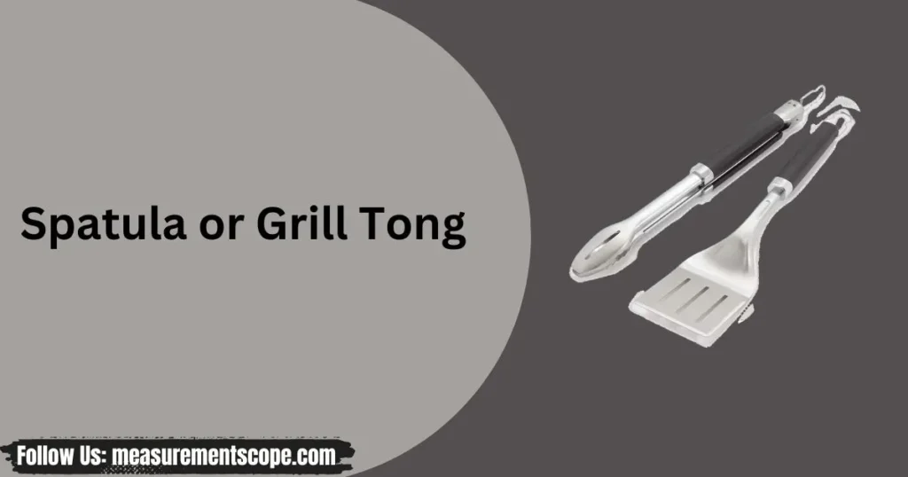 spatula or grill tong