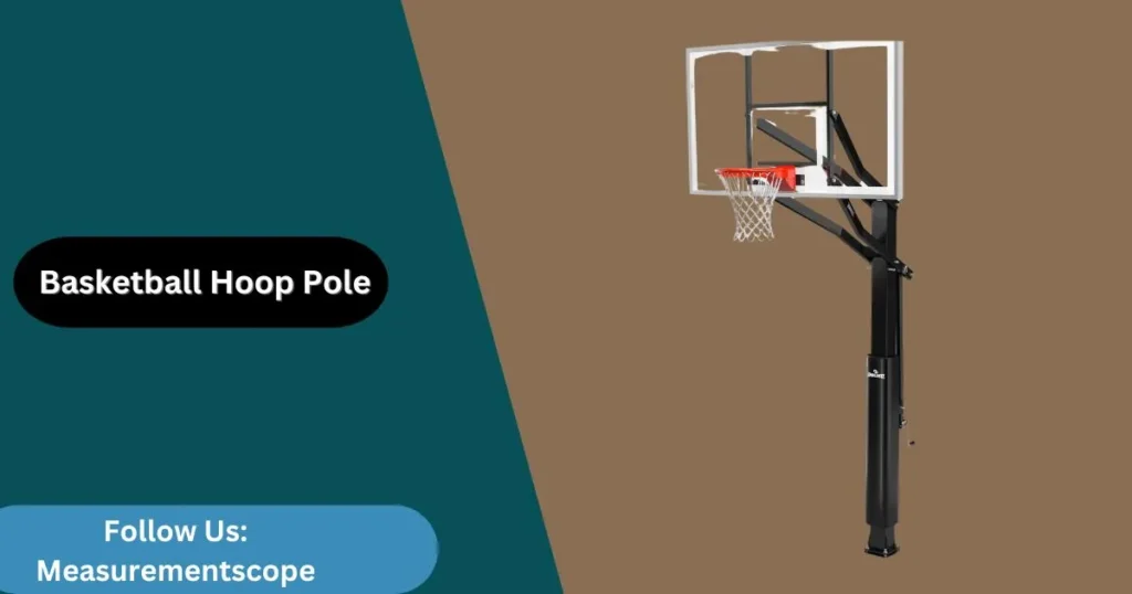 basketball hoop pole