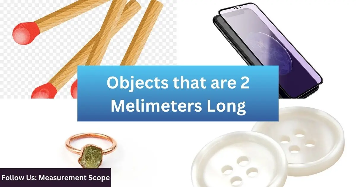 objects equal to 2 mellimeters long