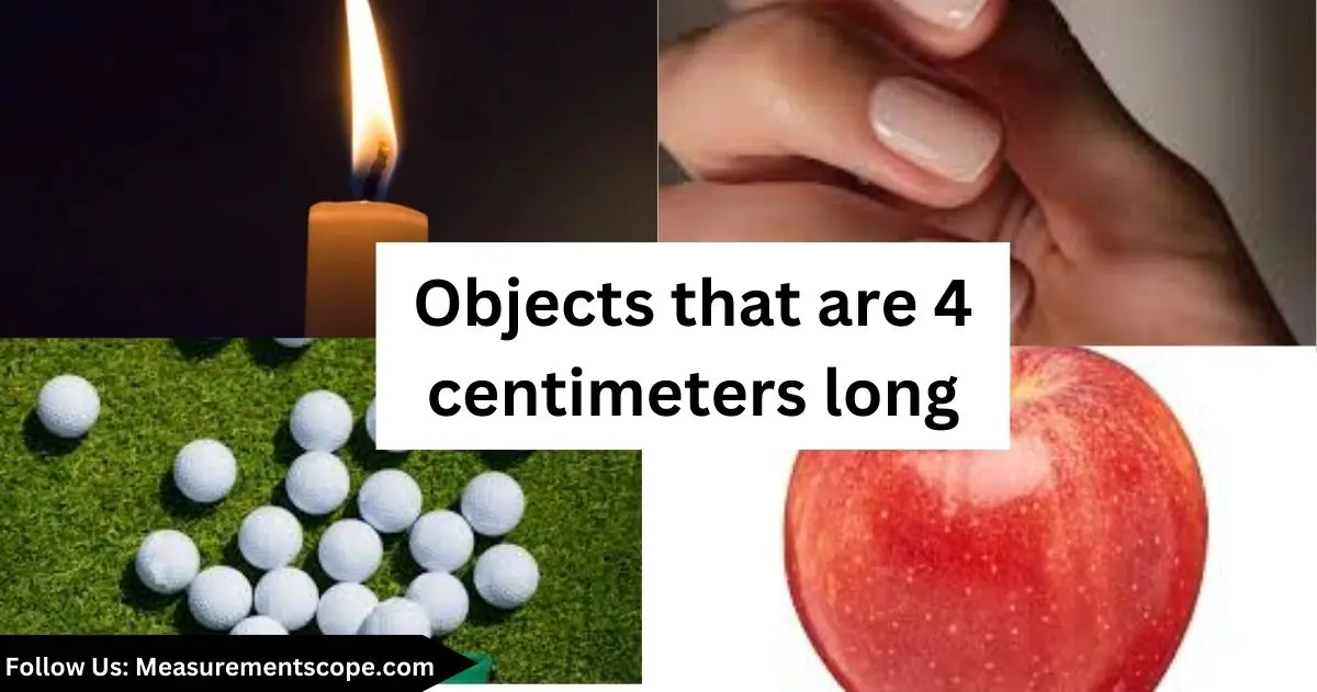 objects that are 4 centimeters long