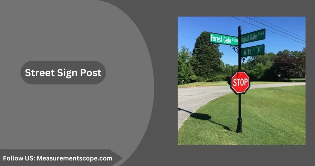 street sign post